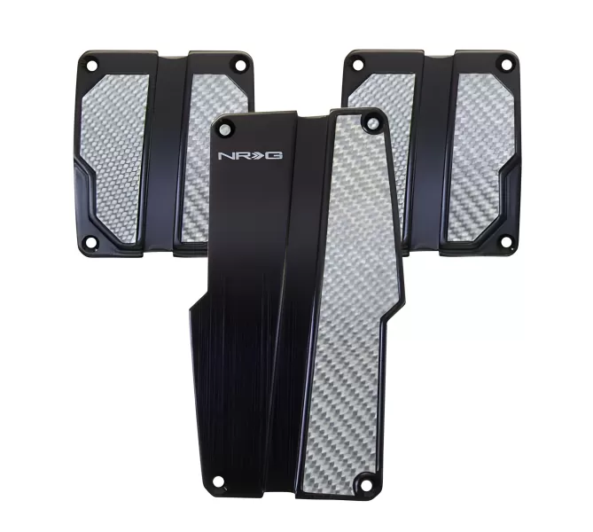 NRG Brushed Aluminum Sport Pedals Set for 1st Gen Porsche Macan Electric