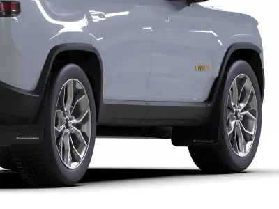 Rivian R1S - 2022 to 2024 - SUV [All] (Black) (Light Blue Logo)