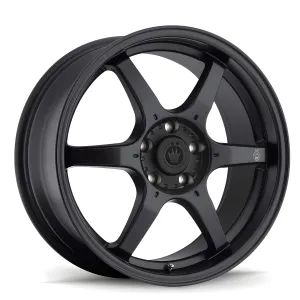 Universal (16x7, 5x114.3, 40mm, Matte Black)